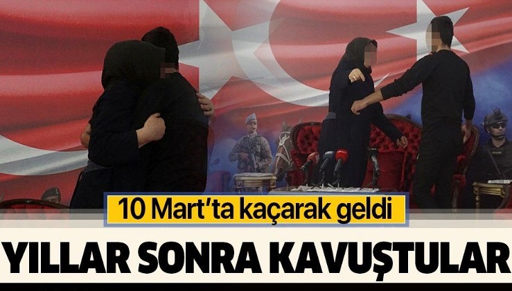 Son dakika: Jandarmanın ikna çalışmaları sonucu teslim olan terörist daha İstanbul'da ailesine kavuştu.