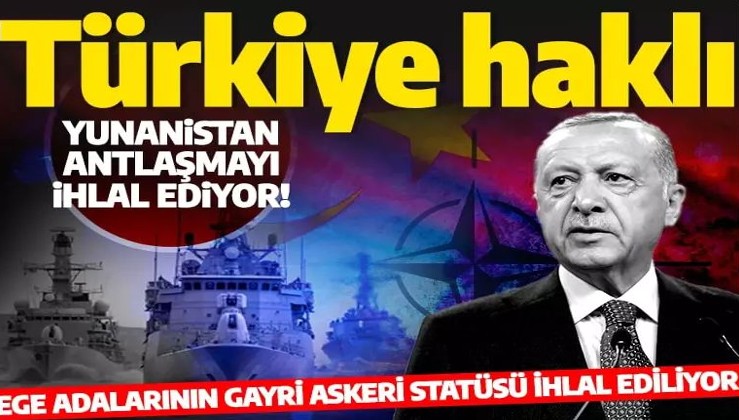 Yunanistan anlaşmayı ihlal ediyor! NATO Türkiye'yi haklı buldu...