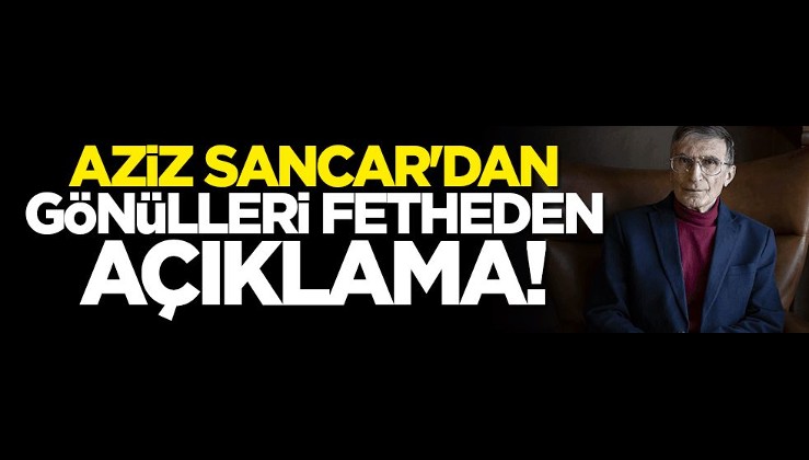 Aziz Sancar: Türkiye'de bana gösterilen sevgi 10 Nobel'den daha önemli