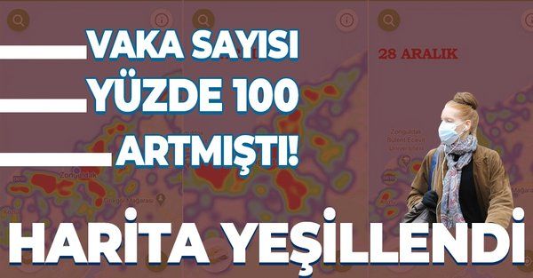 Koronavirüs vakaları yüzde 100 artmıştı! Zonguldak'ın risk haritası yeşile döndü!