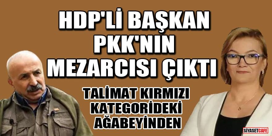Tutuklanan HDP Edremit İlçe Eş Başkanı Sultan Karasu, PKK'nın mezarcısı çıktı