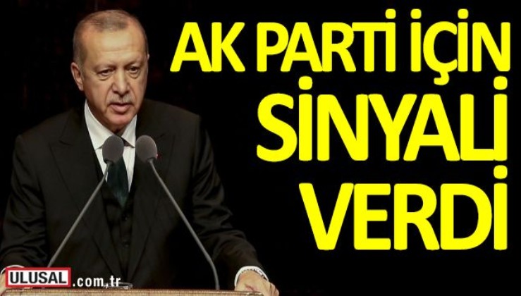 Üye sayısını açıklayan Erdoğan, AK Parti için sinyali verdi