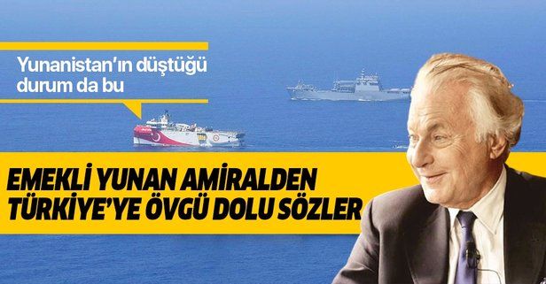 Yunanistan'ın eski deniz kuvvetleri komutanı Türkiye'nin Oruç Reis hamlesini "zekice" olarak değerlendirdi