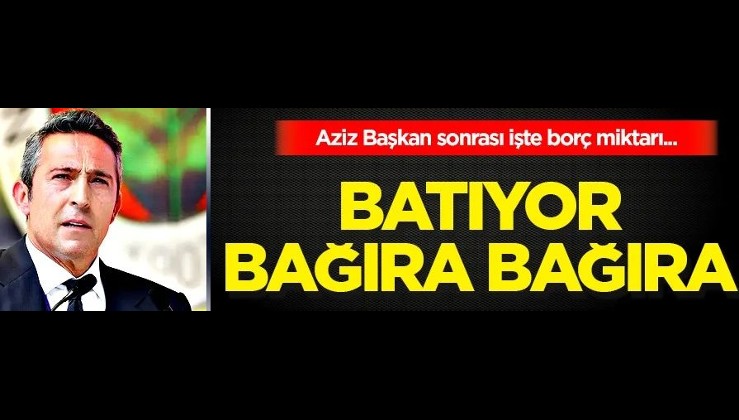 Kulüp resmen batıyor! Borcu duyunca dudağınız uçuklayacak!