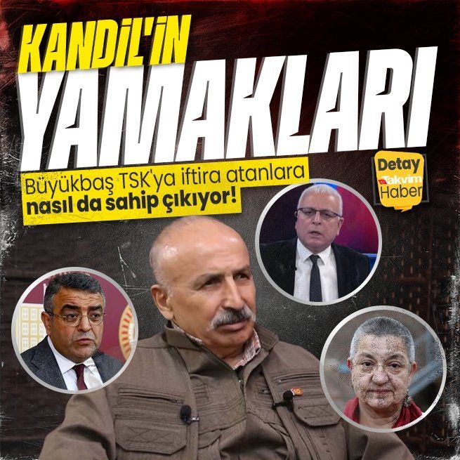 PKK elebaşlarından Mustafa Karasu CHP'li Sezgin Tanrıkulu, Merdan Yanardağ ve Şebnem Korur Fincancı'ya destek istedi