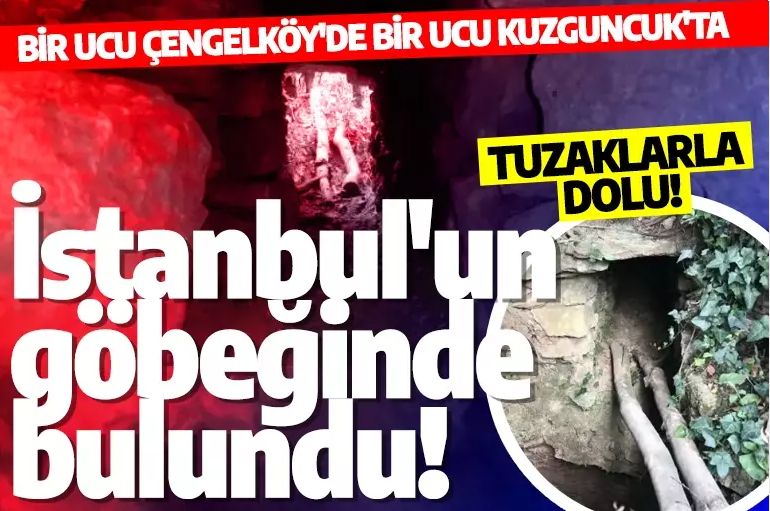 İstanbul'un göbeğinde bulundu! 7 asırlık ve içi tuzaklarla dolu