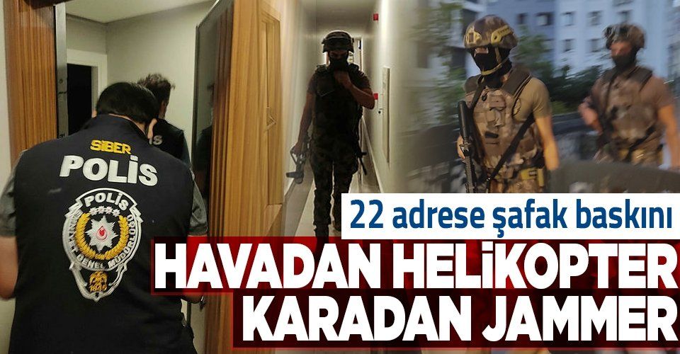 İstanbul genelinde havadan helikopter, karadan jammer destekli siber dolandırıcılık operasyonu!