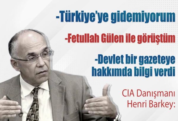 CIA Danışmanı Barkey: Türkiye'ye gidemiyorum
