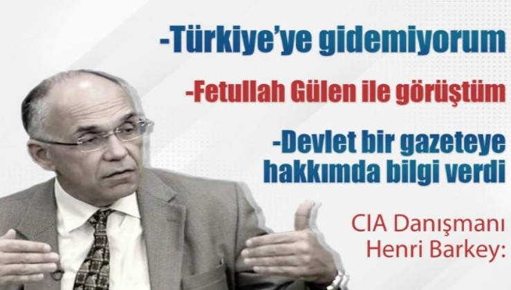 CIA Danışmanı Barkey: Türkiye'ye gidemiyorum