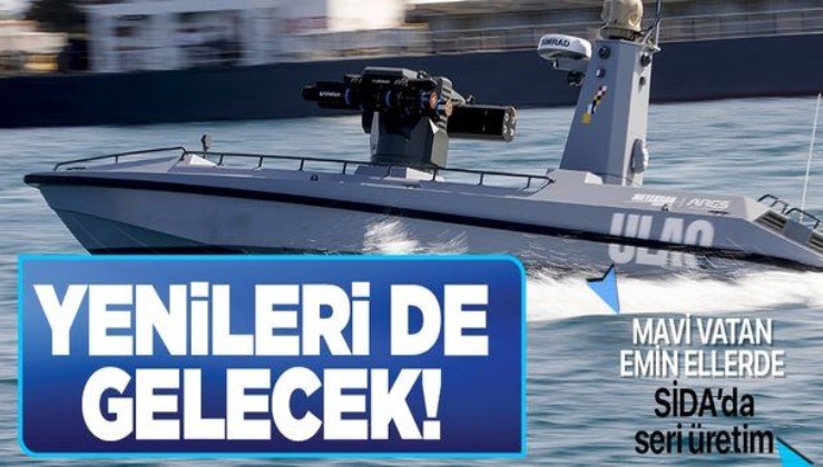 Mavi Vatan'da yeni dönem: Silahlı İnsansız Deniz Aracı 'SİDA'lar seri üretime geçiyor
