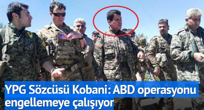 YPG Sözcüsü Kobani: ABD operasyonu engellemeye çalışıyor