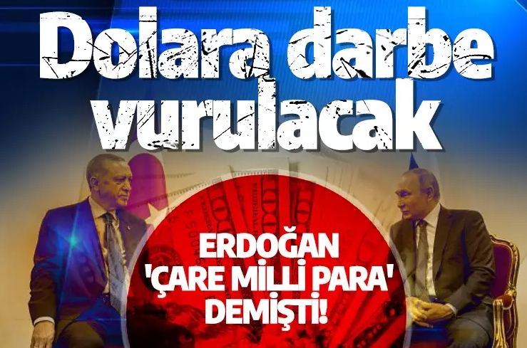 Erdoğan 'Çare milli para' demişti! Kritik teklif! Dolara darbe vurulacak