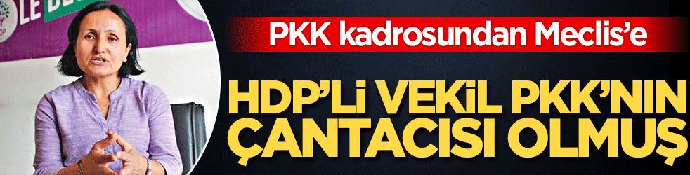 HDP’li vekil PKK’nın çantacısı olmuş