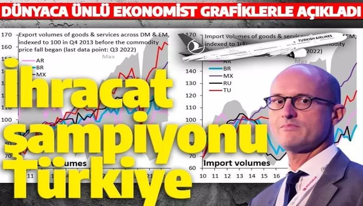 Ekonomist Robin Brooks: Dünyada tek ihracat şampiyonu Türkiye
