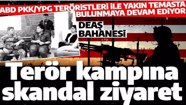 ABD'den PKK kampına skandal ziyaret! DEAŞ bahane edildi