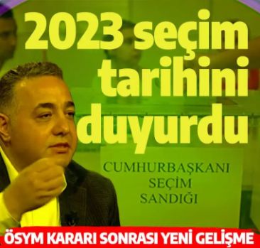 Sınav takvimi belli olunca hükümet 2023 seçimini öne aldı! Flaş bilgiyi gazeteci Zafer Şahin duyurdu