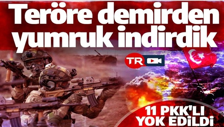 Son dakika: TSK'dan PKK'ya operasyon! 11 terörist etkisiz hale getirildi