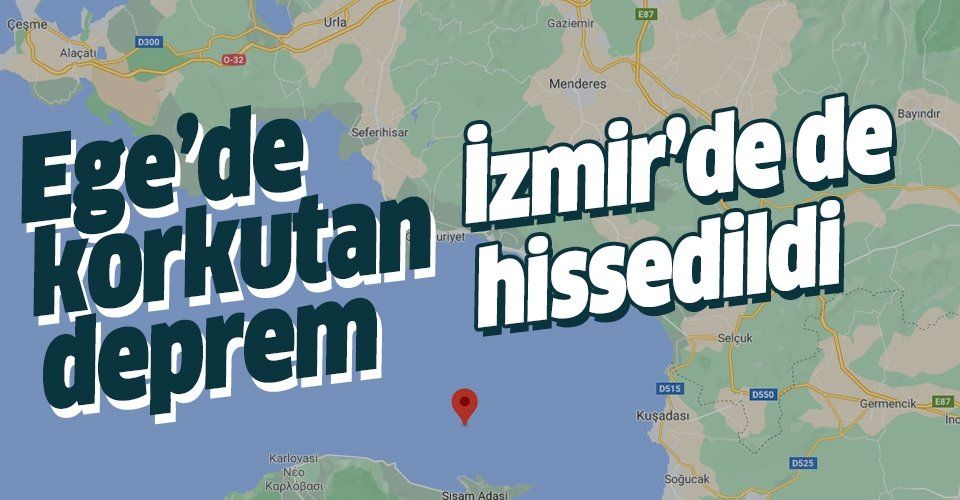 SON DAKİKA: Kuşadası'nda 4,8 büyüklüğünde deprem! İzmir'de de hissedildi