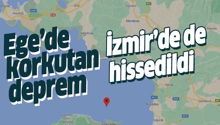SON DAKİKA: Kuşadası'nda 4,8 büyüklüğünde deprem! İzmir'de de hissedildi