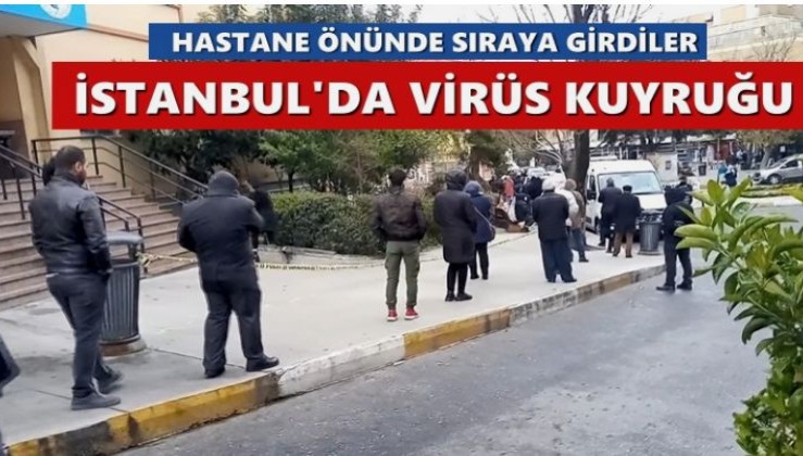 İstanbul’da koronavirüs kuyruğu gün geçtikçe artıyor