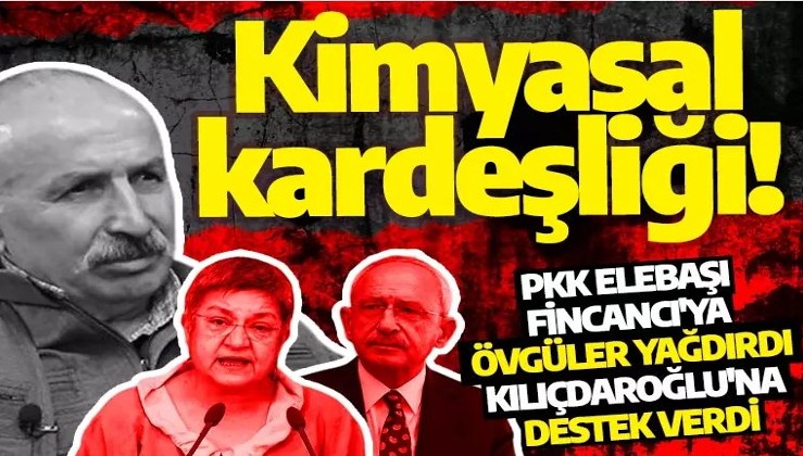 Kimyasal kardeşliği! PKK elebaşı Fincancı'ya övgüler yağdırdı, Kılıçdaroğlu'na destek verdi