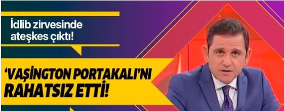 Ateşkes anlaşması Fatih Portakal'ı rahatsız etti!.