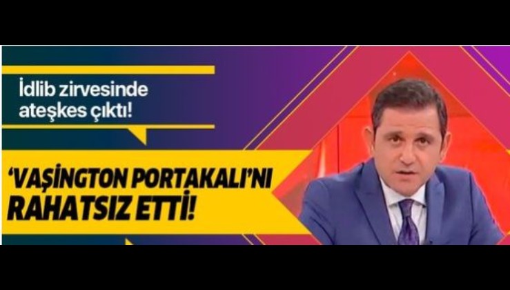 Ateşkes anlaşması Fatih Portakal'ı rahatsız etti!.