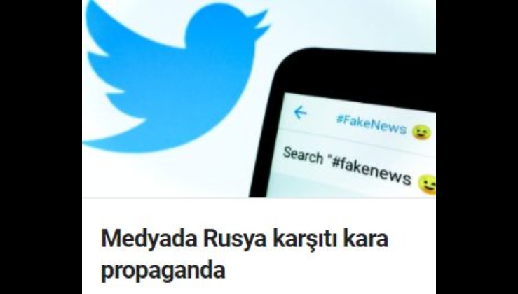 Sosyal medyada Rusya karşıtı kara propaganda