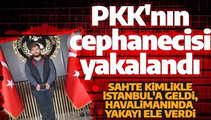 PKK'nın sözde üst düzey komutanı havalimanında kıskıvrak yakalandı