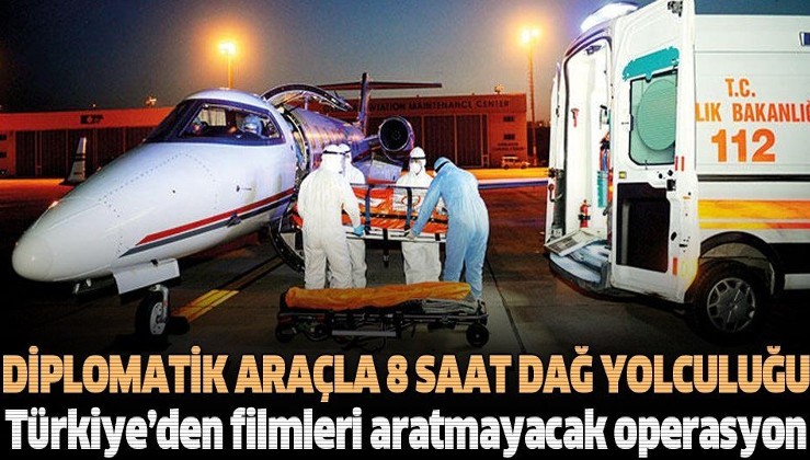 Türkiye'den filmlere konu olacak tahliye operasyonu! Diplomatik plakalı araçla 8 saatlik dağ yolculuğu