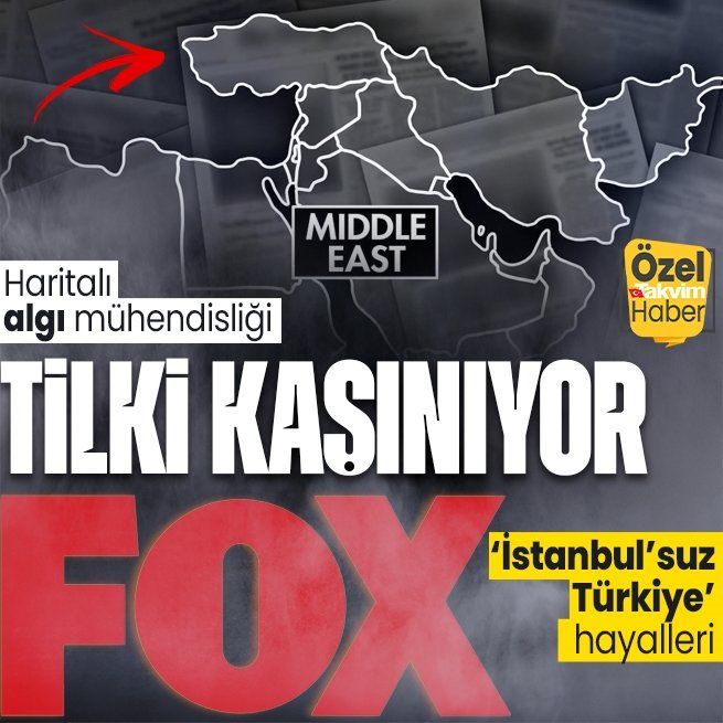 Amerikan FOX'u yine tilkilik peşinde! 'İstanbul'suz Türkiye' haritasıyla rezil provokasyon