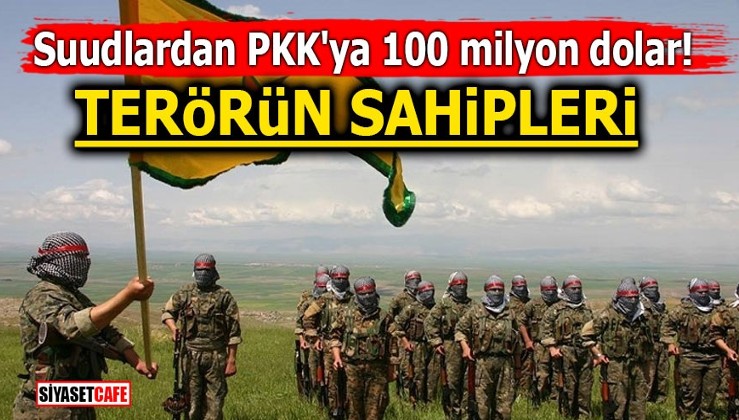 Suudlardan PKK'ya 100 milyon dolar! Terörün sahipleri