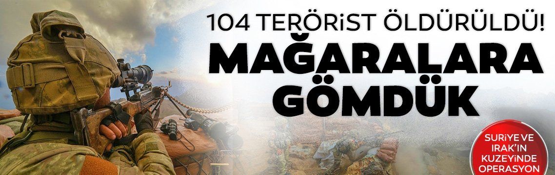 ABD'ye darbe! 104 PKK'lı terörist etkisiz hale getirildi