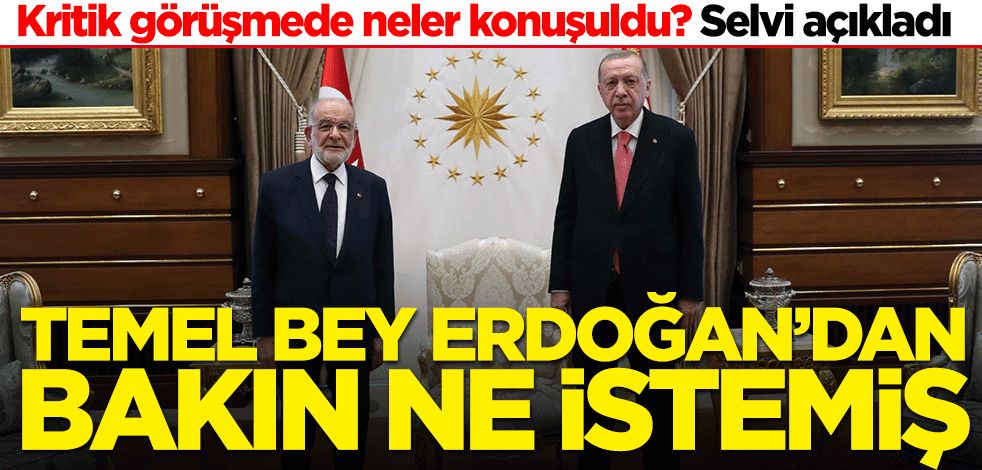 Selvi açıkladı! ErdoğanKaramollaoğlu görüşmesinden ne çıktı?