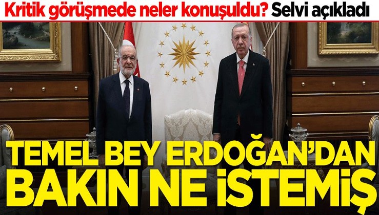 Selvi açıkladı! Erdoğan-Karamollaoğlu görüşmesinden ne çıktı?