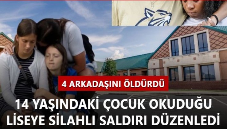 14 yaşındaki çocuk okuduğu liseye silahlı saldırı düzenledi