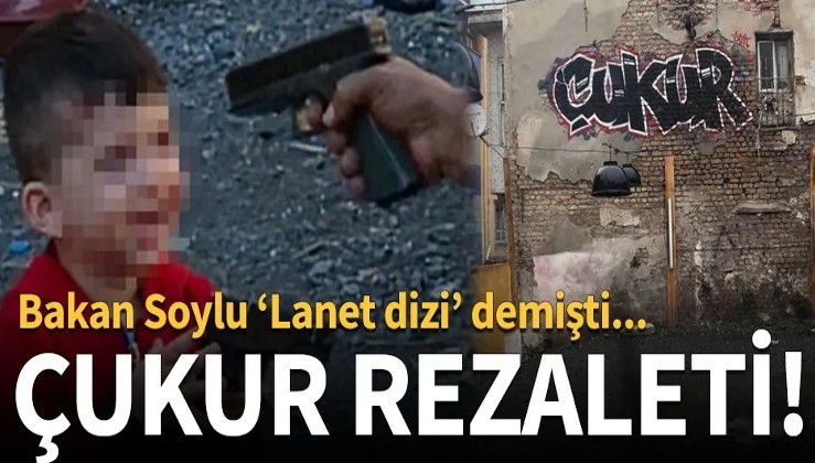 İstanbul'da 'Çukur' rezaleti!