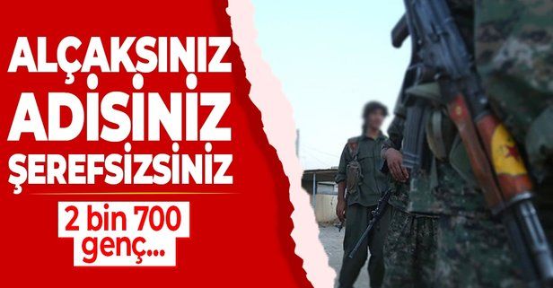SON DAKİKA: Terör örgütü YPG/PKK Suriye'nin kuzeydoğusundaki Haseke'de bir ayda 2 bin 700 Arap gencini zorla alıkoydu