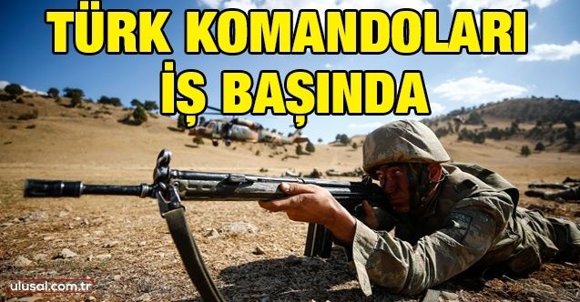 Türk Komandoları iş başında