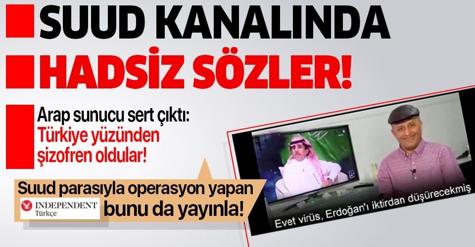 Arap sunucu "Korona Erdoğan hükümetinin sonu olur" sözlerine sert çıktı: Türkiye yüzünden şizofren oldular