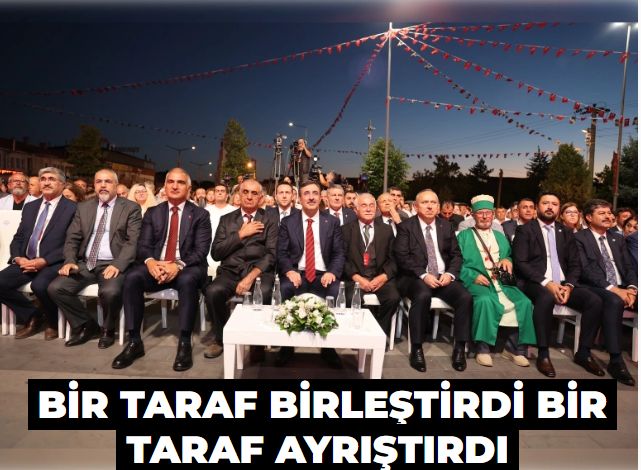 Bir taraf birleştirdi bir taraf ayrıştırdı