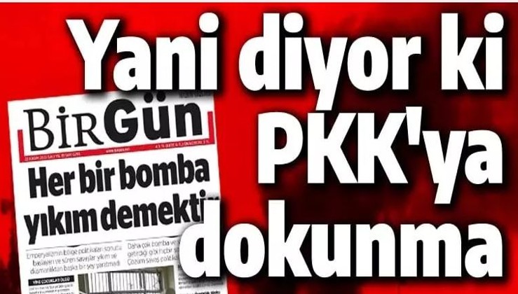 Birgün PKK'nın yanında: Bombalı saldırıdan Türk ordusunu sorumlu tuttular