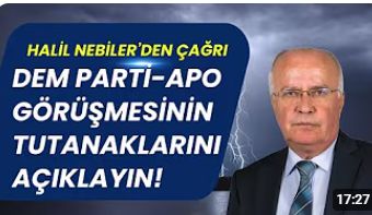 DEM Parti ile Abdullah Öcalan Görüşmesinin Tutanaklarını Açıklayın!