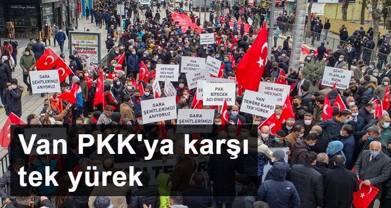 Van PKK'ya karşı tek yürek