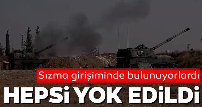 Barış Pınarı bölgesinde sızma girişiminde bulunan 7 PKK'lı etkisiz hale getirildi