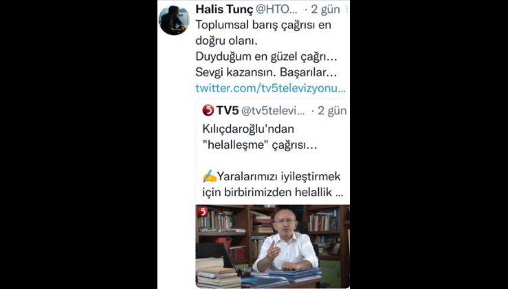 Kılıçdaroğlu helalleşme dedi HDP'liler,FETÖ'cüler umutlandı!