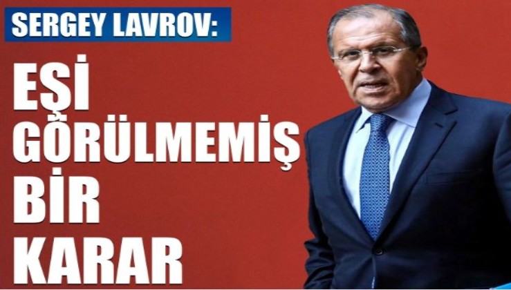 Sergey Lavrov: Bazı NATO ülkelerinin uçağımın geçişine izin vermemesi eşi görülmemiş bir karar