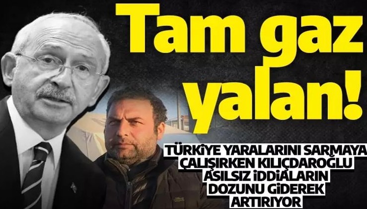 CHP'li Başkanın "Hiçbir ayrımcılık görmedik" açıklamasına rağmen Kılıçdaroğlu ısrarla "Engellendik" yalanını sürdürüyor!