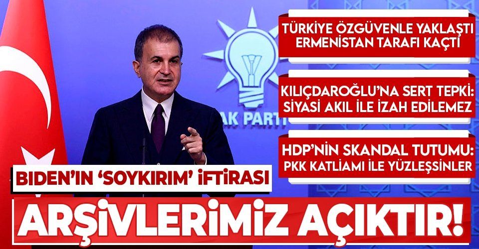 AK Parti Sözcüsü Ömer Çelik'ten MKYK toplantısının ardından önemli açıklamalar