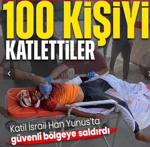 İsrail'den Gazze'de bir katliam daha! Güvenli olduğunu iddia ettikleri bölgeye alçak saldırı: Çok sayıda Filistinli hayatını kaybetti